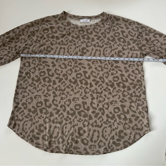 First Love Lightweight Leopard Plus Size Sweater - Picture 8 of 9